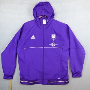 Adidas Orlando City SC Full Zip Jacket Hoodie Mens XXL
